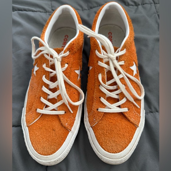 Converse Other - Converse one star ox vintage suede bold mandarin. M7/W9
Texas longhorns orange